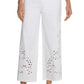 White Eyelet Jean